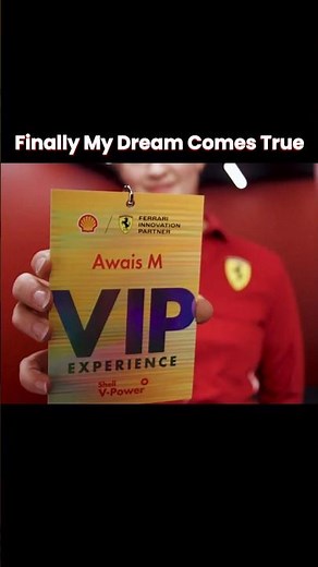 POV: Awais Joins Ferrari F1 🏎️ Shell x Ferrari Racing