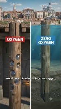 How Venice Is Built on Water 60 Million Wooden Poles Holding It Up #history #facts #shorts