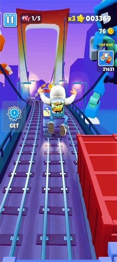 1 SECOND SAVE 😱🔥 | Subway Surfers Insane Run #shorts