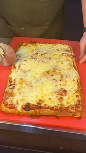 1K reactions · 29 shares | Old Forge Pizza ASMR tray! Every Old Forge tray gets sliced into 12 cuts, and this one is extra crispy, cuz you know how i roll! So who makes the crispiest pizza in your town? #tray #asmrcrunch #oldforge #oldforgepizza #pizzacutter #cheesy #panpizza #sicilian #nepa #nepapizza | NEPA Pizza Review | Facebook