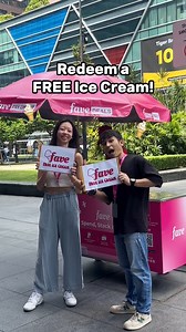1.8K views | Redeem your FREE ice cream when you flash your Fave App, link your card, and enjoy your ice cream!   Catch us at: • 18 Sept: Raffles Place (in front of CIMB Plaza) • 19-20 Sept: Telok Ayer MRT (Exit A)  Time: 11:30 AM - 2:30 PM Have a break, have an ice cream!  See you there - while stock lasts! 勺 | Fave | Facebook