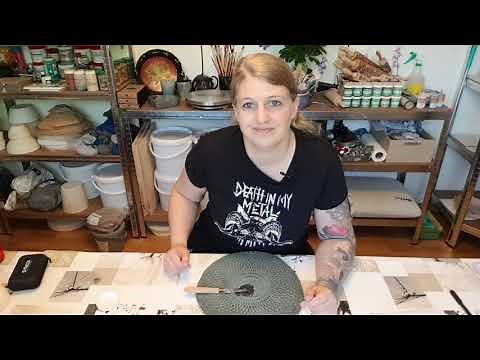 Siebdrucktechnik auf Keramik