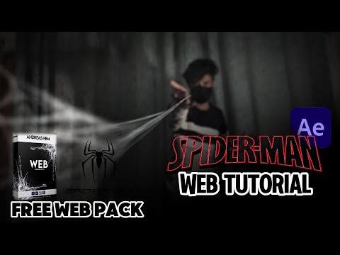 SPIDER MAN WEB EFFECT ||After effects Tutorial|| #spiderman