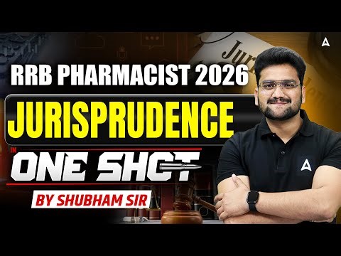 RRB Pharmacist 2026 | Jurisprudence in One Shot | RRB Pharmacist Exam Preparation #RRBPharmacist