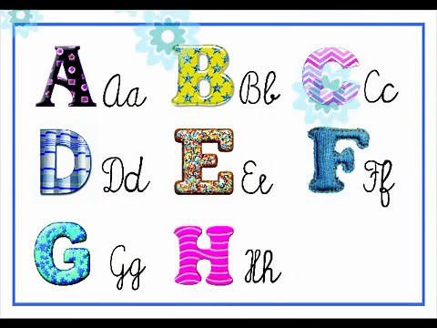 Abeceda - 1 _ Učíme se českou abecedu - PÍSMENKA | We learn the Czech alphabet