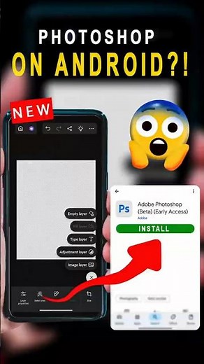 😱 Photoshop on Android?! 🚀 Layers • BG Change • AI Fill