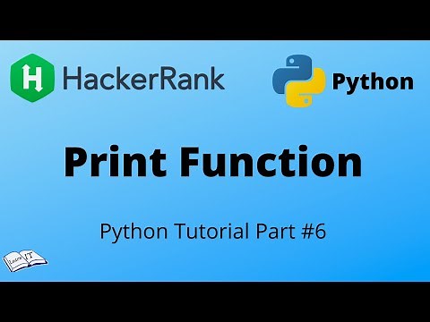 Python tutorial #6 || Print Function - HackerRank solution