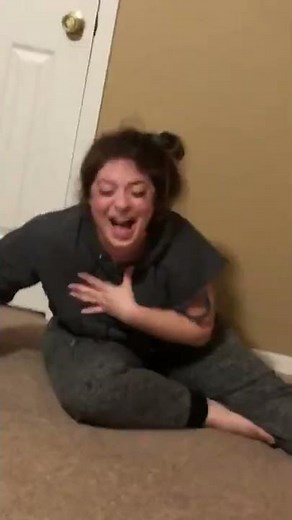 Dog pulls the sleeve off of girl's hoodie playing tug of war!