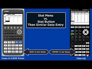 Activity 9: Making A Box Plot and Finding 1-Variable Statistics w/Casio fx-CG50 vs. TI84+CE