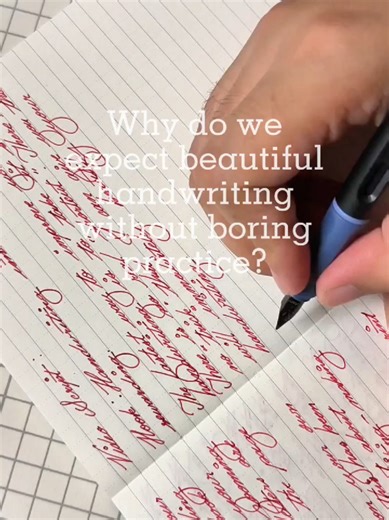 Beautiful handwriting looks effortless ✍️✨ but is it really effortless… or are we only seeing the finished result? 👀📖 We admire smooth strokes, clean spacing, elegant cursive, and perfect rhythm 💫🖋️ yet we rarely talk about the quiet, repetitive practice that created it. Why do we expect beautiful handwriting without boring practice? 🤔📚 When someone plays piano beautifully 🎹✨, we assume they practiced scales. When someone has great handwriting ✍️💭, people often assume they were just “bor