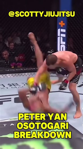 Scott Miller | Check out this breakdown of UFC Champs Peter Yans Osoto Gari!! Petr Yan’s Osoto Gari is a perfect example of simple done at a world-class... | Instagram