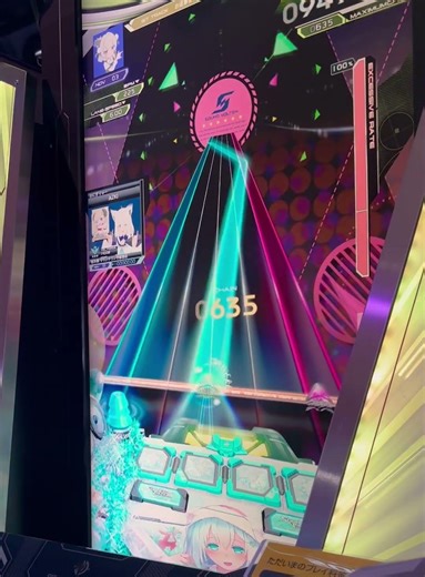 SOUND VOLTEX ∇のPUC演出が結構カッコよかったので撮ってみた