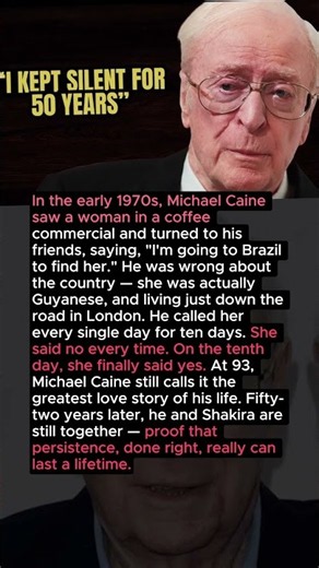 At 93, Michael Caine Finally Reveals The Secret Behind 52 Years Of Marriage #shorts #viral