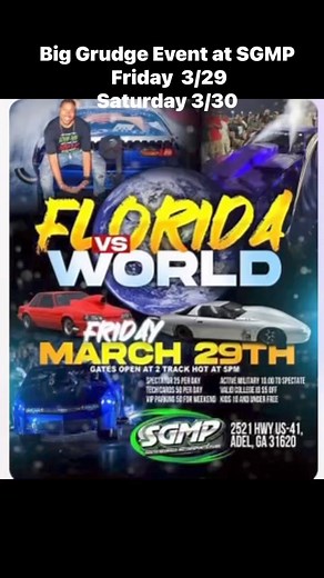 4.6K views · 30 reactions | Coming in Hot at SGMP!!!! This Friday and Saturday Grudge Racing, Shootouts, Test and Tune | South Georgia Motorsports Park | Facebook