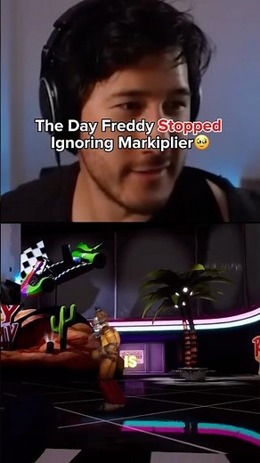 The day Freddy stopped ignoring Markiplier🥹
