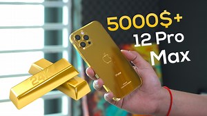 1.6M views · 10K reactions | បើកប្រអប់ iPhone 12 Pro Max ស្រោបមាស 24k ការ៉ាត់តម្លៃ 5000$+ ចុចមើលតាម YouTube Cine4K : https://youtu.be/fO_v752iqEQ | John Sey | Facebook