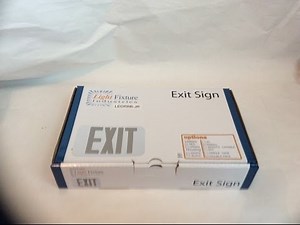 Exit Sign Unboxing