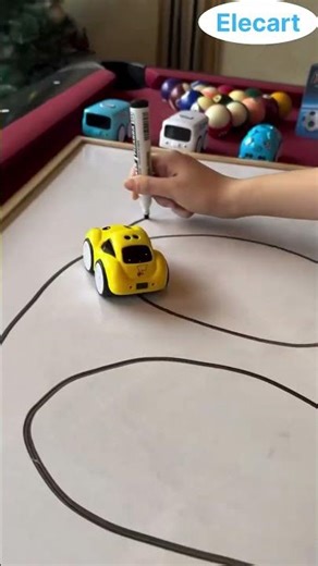 🚗✨ Elecart Rechargeable Smart Sensor Mini RC Car for Kids | Magic Induction Toy Car ✨🚗