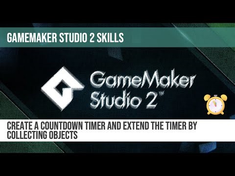 Create a countdown timer with the option to extend by collecting objects - Gamemaker Studio 2 DND