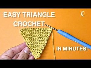 Beginner-Friendly Triangle Crochet Tutorial