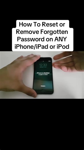 Full Guide Tutorial video Step by step on how to reset your iPhone password if forgotten............Follow for more videos like this don't forget to share,like,follow and comment. Option 1 (easiest): Reset directly on the iPhone (iOS 15.2 ) Works when you see iPhone Unavailable / Security Lockout and the phone has internet and Find My was enabled. 1) On the lock screen, enter the passcode until you get iPhone Unavailable. 2) Tap Forgot Passcode? (iOS 17 ) or Erase iPhone (iOS 15.2–16). 3) Tap St