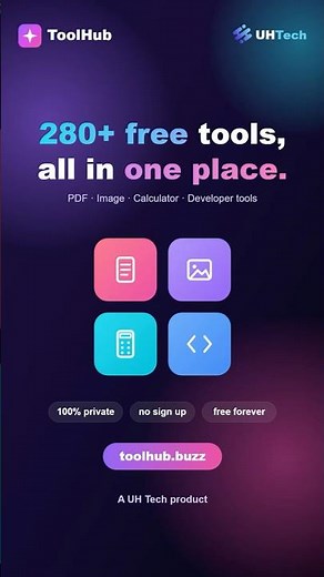 280+ FREE Online Tools in ONE Website (No Signup, 100% Private)#freetools #onlinetools#tech #toolhub