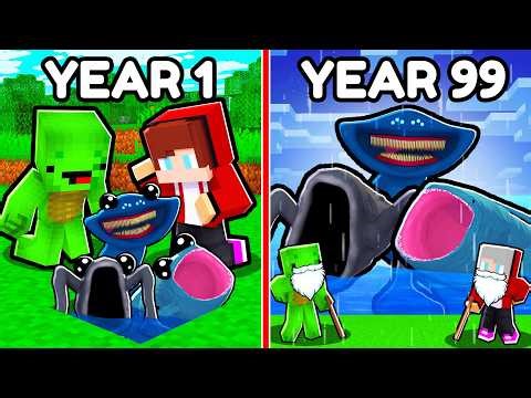 JJ and Mikey SEA CREATURE LIFE CYCLE in Minecraft! - Maizen JJ and Mikey