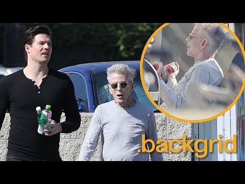 Calvin Klein and his boyfriend Kevin Baker Work Out at Gold's Gym