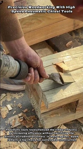 Precision Woodworking With High Speed Pneumatic Chisel Tools