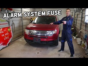 How to replace the fuse of the Ford Edge alarm