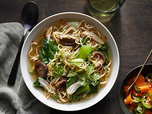 Leftover Roast Turkey and Chinese Egg Noodle Soup Recipe