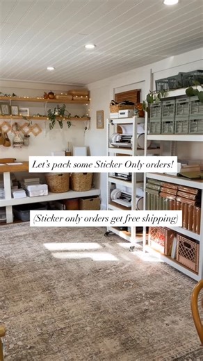 Adaline Zook on Instagram: "Sticker Only orders get free shipping, so I’ve had a lot of stickers to package up lately! Thank you for all your orders! #planner #plannerlove #plannersticker #Stationeryshop #plannerideas"