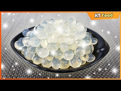 How to make Crystal Boba for Milk Tea at home - No more paying extra for these