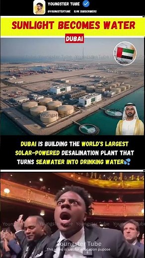 ☀️ The Sun‑Powered Sea: Dubai’s Zero‑Emission Desalination For 2 Million People 🌊