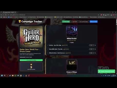 Career mode for Clone Hero or YARG
