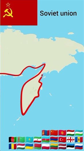 map of the Soviet union نقشه اتحاد جماهیر شوروی ⚔️⚜️