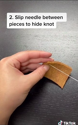 Learn how to Blanket Stitch! #learnontiktok #YearOnTikTok #HelloWinter #sewing