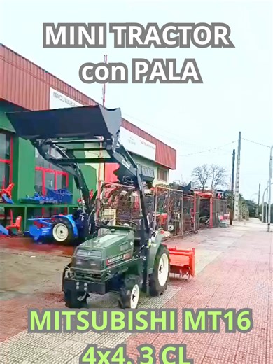 MINI TRACTOR con PALA MITSUBISHI MT16 4x4. 3 Cilindros #minitractoreskubota #minitractoresjaponeses #maquinariaagricolaroma #minitractoresroma #comohaceraceitedeoliva #minialmazara #lagardeaceite #eltiempo #minitractoresvideos #minitractoresespaña #prensaaceitunas #ofertalimitata #noticia #minitractoresparahuerta #tractorino #ofertalimitata⏳ #minitractores
