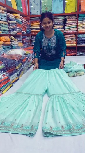 Gharara Set @shelsaofficial 💕 #designer #ghararaoutfitt #fyp