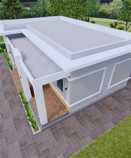 19K views · 131 reactions | Home Layout Design 12x8 Meter 40x27 Feet 3 Beds | HousePlans 3D | Facebook