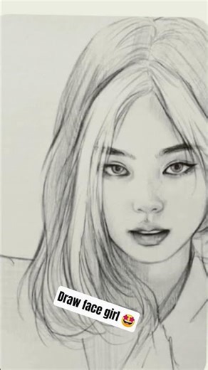 #how to draw easy girl face 🥰🥰🥰🥰❣️🤗🤗