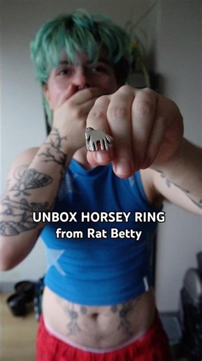 UNBOX HORSEY RING #whimsical #ringtour