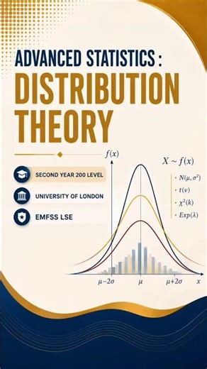 📚 Day 1 of my Note-Taking Journey | Advanced Statistics – Distribution Theory