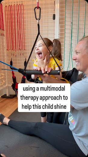 Miss A rocked her 4 hour a day, 2 week intensive with us! We focused on rib and pelvic mobility for better breathing and posture, improving spinal alignment, visual scanning, increasing step initiation and dissociating movements for better reaching, sitting, ADLs, transitions and walking. We absolutely loved having this hard working girl at Move and we are honored to be a part of her journey. Thank you to @victoriasvictoryfoundation and @mpfc_org for partially funding this intensive and helping