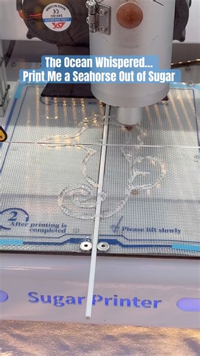 We Printed a Seahorse Out of Sugar | The Sugar Printer | Brand Activations
