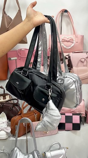 Poko ( Bags / shoes / heels ) on Instagram: "Discover the Versatility of the Croissant Purse Our chic croissant purse is designed to offer endless styling options, making it the ultimate accessory for any occasion. Whether you wear it as a neck purse for a trendy, hands-free look, clip it to your bag as a keyring, or style it as a waist purse for convenience, this purse has you covered. With its sleek design, it also transforms into a shoulder purse, perfect for those casual or classy moments. E