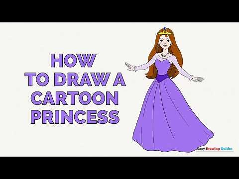 How to Draw a Cartoon Princess in a Few Easy Steps: Drawing Tutorial for Beginners