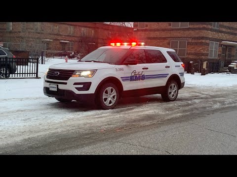 Cleveland EMS Supervisor & CC Ambulance Respond code 3