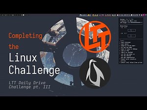 linux user completes the tasks of the LTT linux challenge