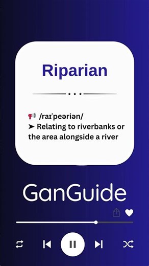 C2 English (Academic/Ultra) Word: RIPARIAN | Meaning & Pronunciation